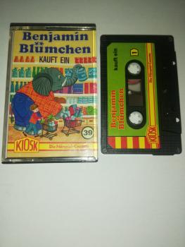 Benjamin Blümchen Folge 39 kauft ein 5-fach Schwarz geschraubt Schwarz mit Grünen Cover 4.26026 CD Kiosk(Seite 2 des MC-Label minimal beklebt)